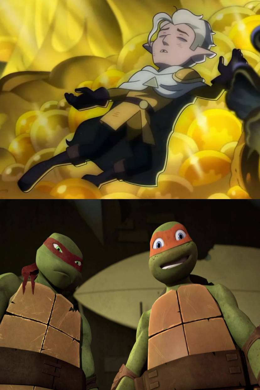 Dad Raph Raph and Mikey finds Hunter by DuongToonMemes on DeviantArt