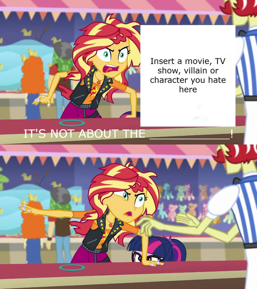 Sunset Shimmer hates who/what?