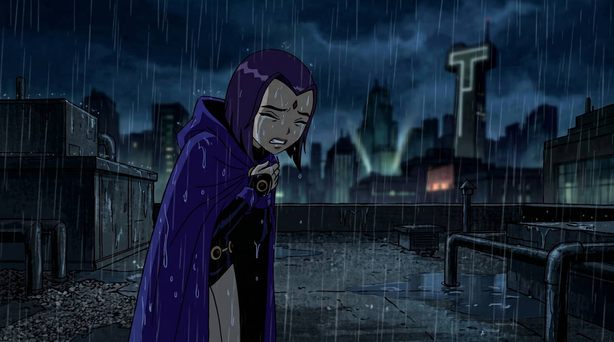 Sad Ravan Raven crying in the rain by DuongToonMemes on DeviantArt