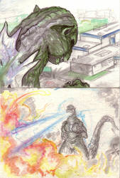Godzilla vs my old high school