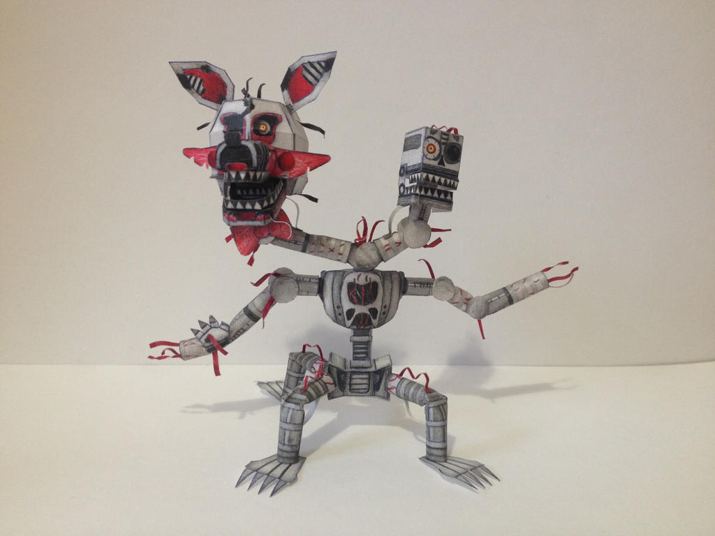 FNAF papercraft - Nightmare Mangle by lettuce-boi on DeviantArt