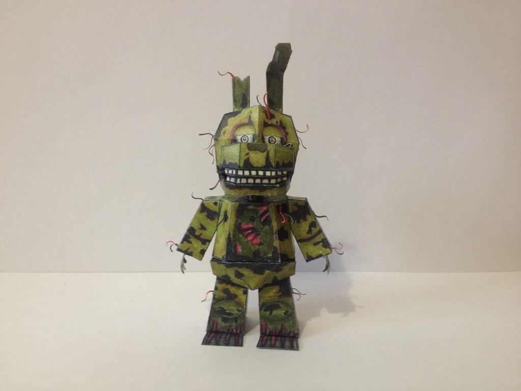 Springtrap Cutout FNAF papercraft - Springtrap by lettuce-boi on DeviantArt