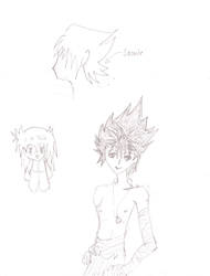 Hiei shirtless