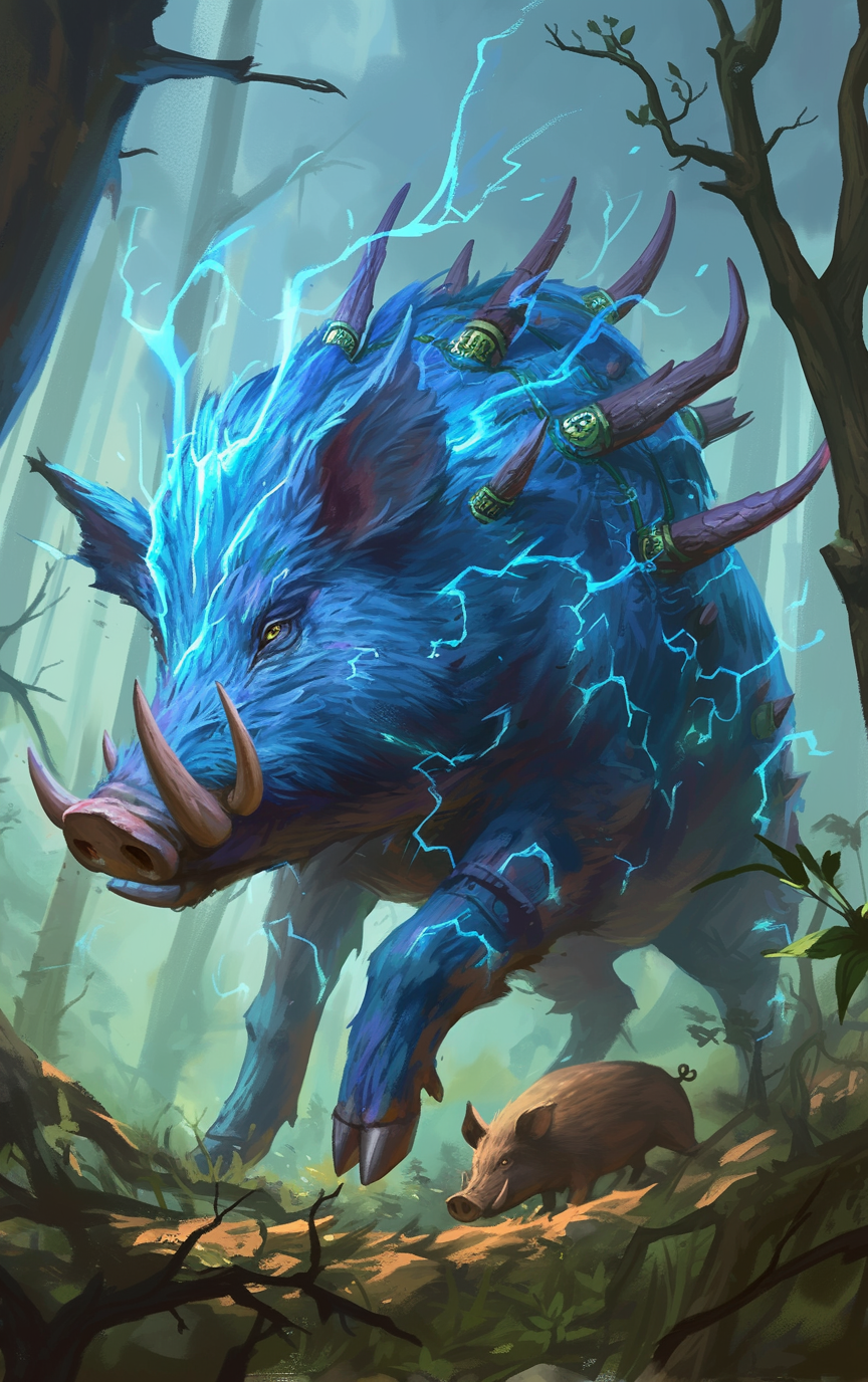 Boar Monkey Deviantart Divine Boar (AI) by Gabin72 on DeviantArt
