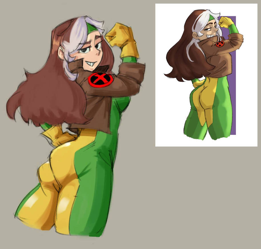 Rogue Inks Deviantart Rogue by mofeta02 on DeviantArt
