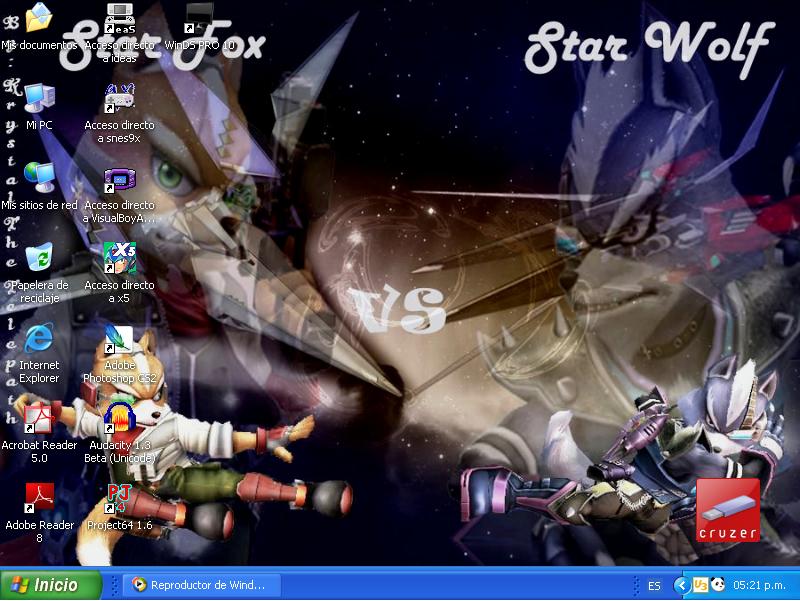 Fox VS Wolf Desktop