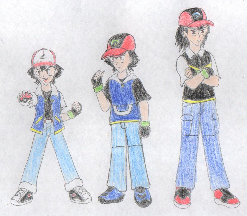 Ash Ketchum's growth by FoxBluereaver on DeviantArt