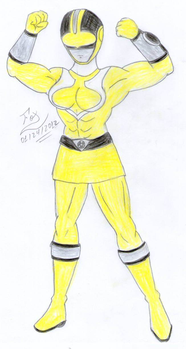 Time Ranger Yellow Female TimeYellow by FoxBluereaver on DeviantArt