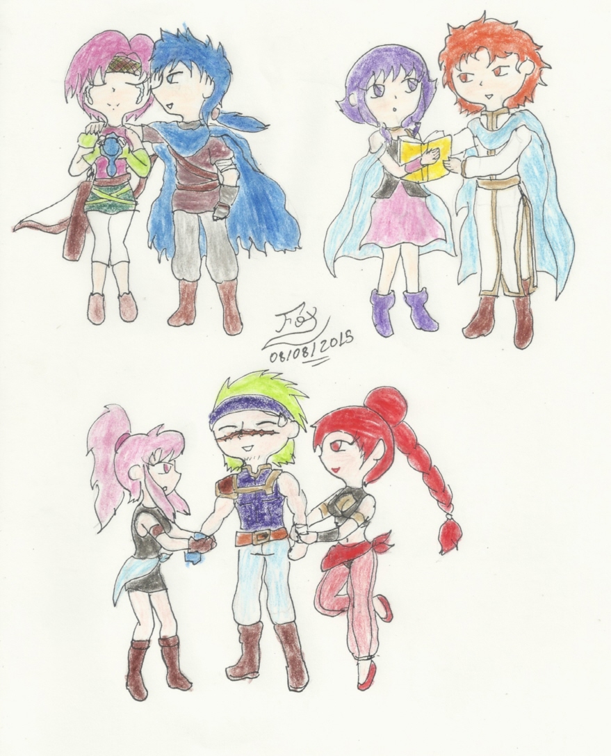 Fire Emblem The Sacred Stones couples - Part III