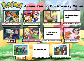 Pokemon Anime Pairing Controversy Meme
