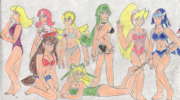 Megaman Girls Summer