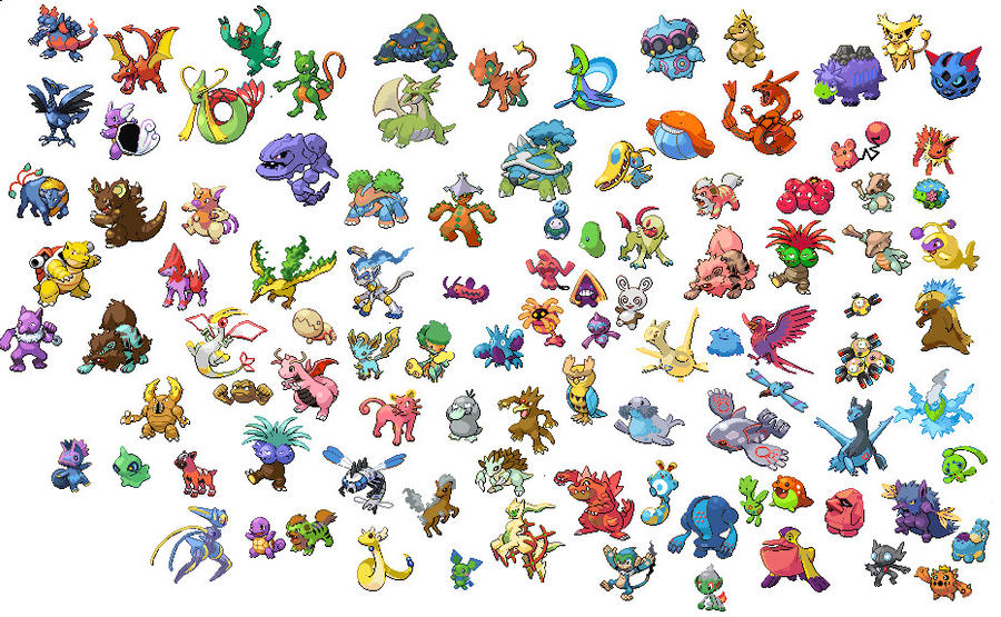 Pokemon 2 R Recolored pokemon2 by luigiswerewolf on DeviantArt