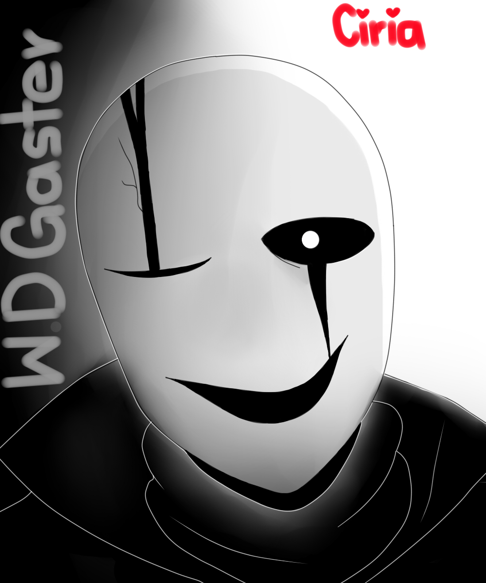 UNDERTALE W.D Gaster by ArtBlueXD on DeviantArt