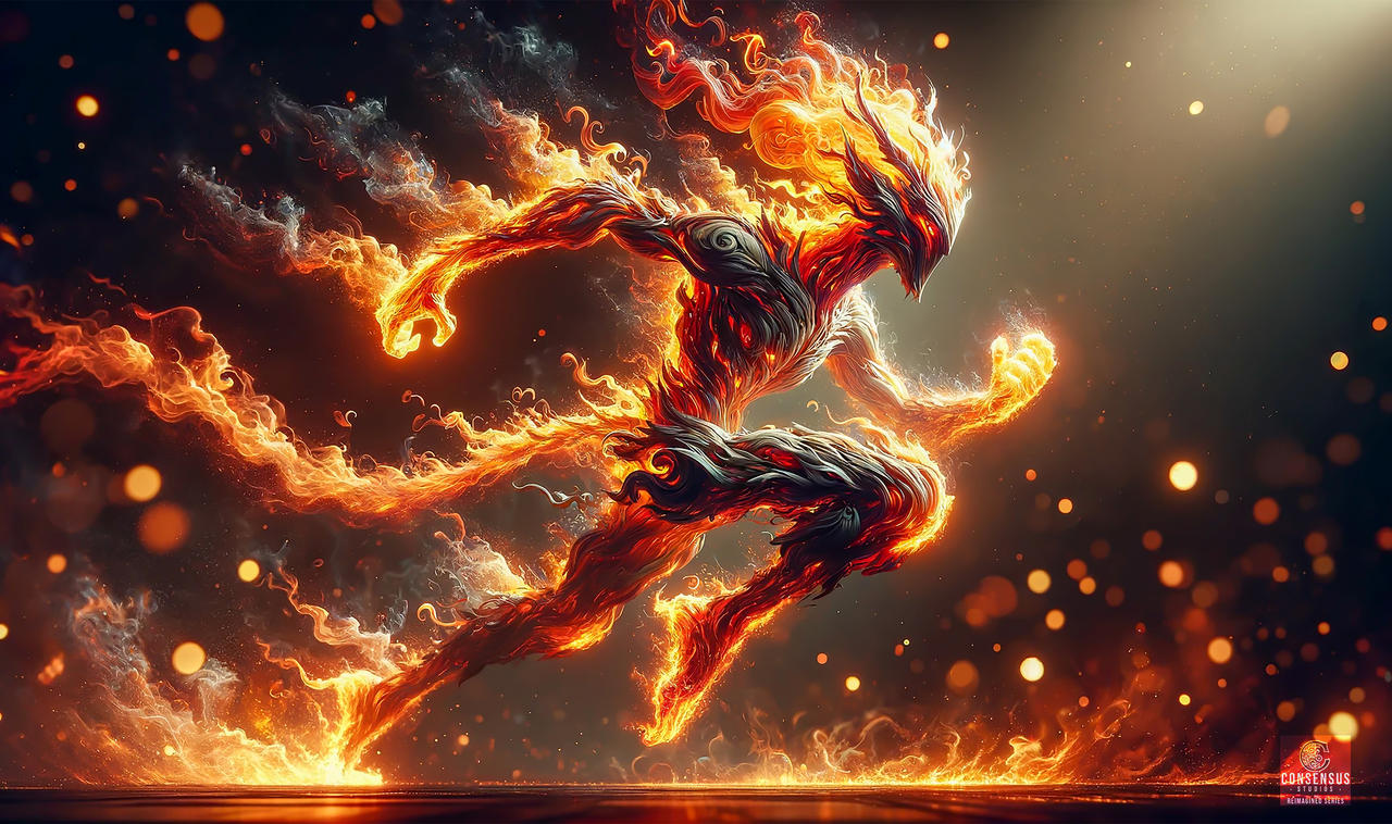 Elemental Run FireElemental-Running by ConsensusStudios on DeviantArt