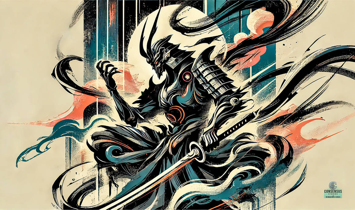 Abstract Warrior Pattern JapaneseAbstractWarrior by ConsensusStudios on DeviantArt