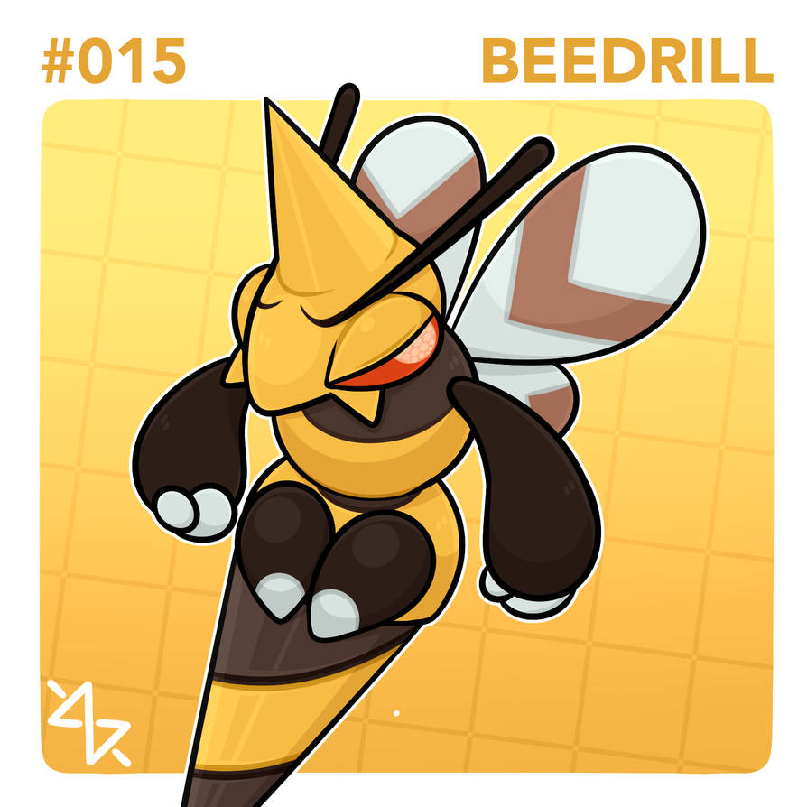 Oc Beedrill Kanto Redesign - 015 - Beedrill by StudioVlinderdas on DeviantArt