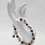 Chinese Garnet Rainbow Beaded Bracelet