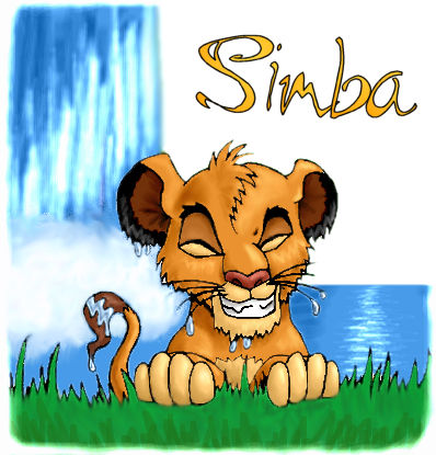 Grinning Simba by kittychasesquirrels on DeviantArt