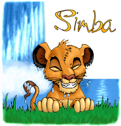 Grinning Simba