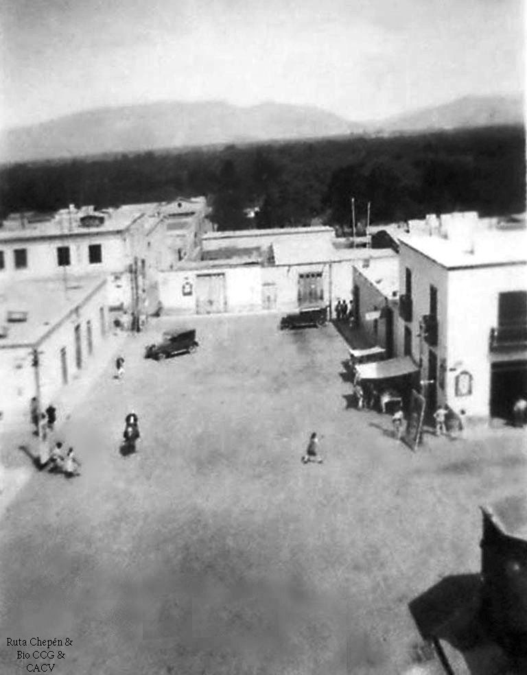 1935 (2c) 1935-45 Plaza de Armas al costado se obs