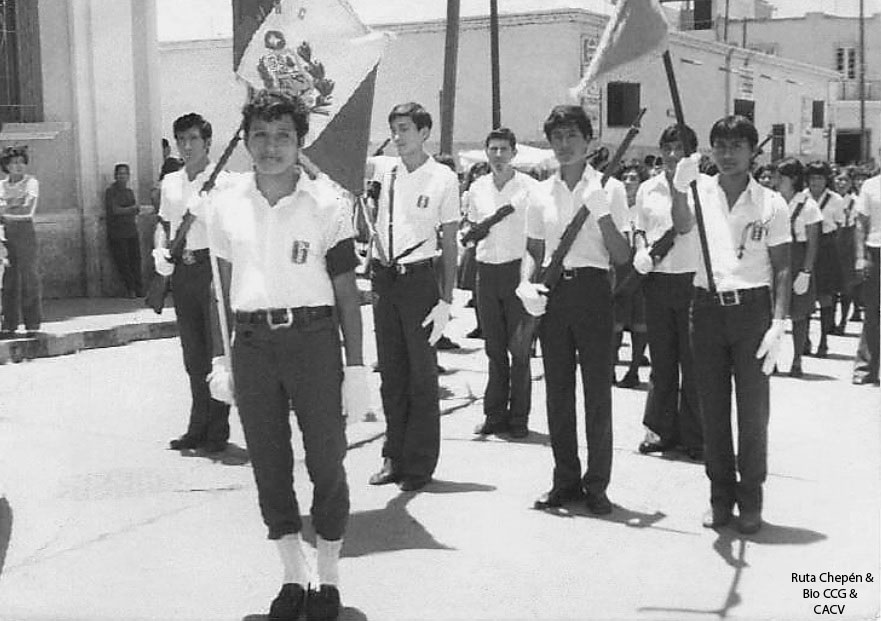 1970 (6d1) 1970-80 Desfile por Fiestas Patrias en 