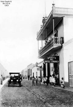 1926-27 (2) El Hotel Londres en Chepen Credito Jua