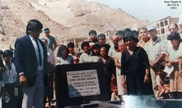 1990 (1) Funerales de Pedro Caceres Becerra asesin