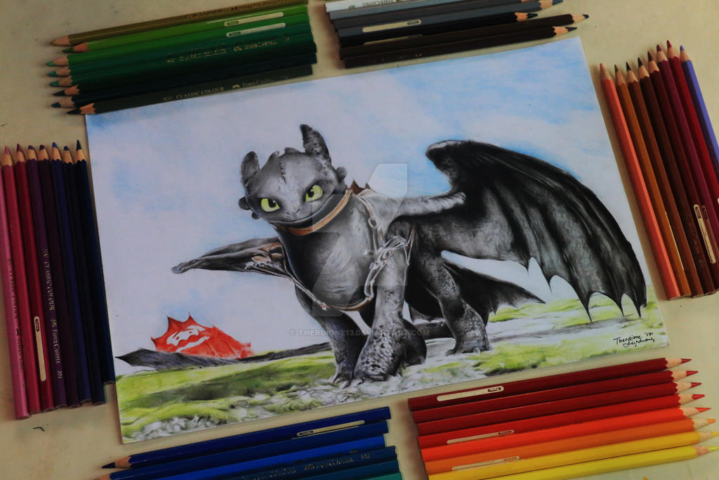 Toothless - How To Train Your Dragon by therdione13 on DeviantArt