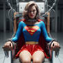 Supergirl in the electric chair!