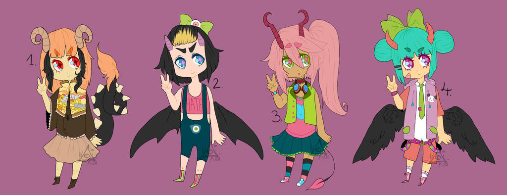 Cute Chibi Adopts / Set Price / CLOSED