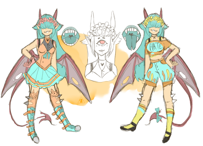 (CLOSED)Sukkubus concept Adopt![Auction]