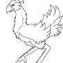 Free Use Chocobo Lineart