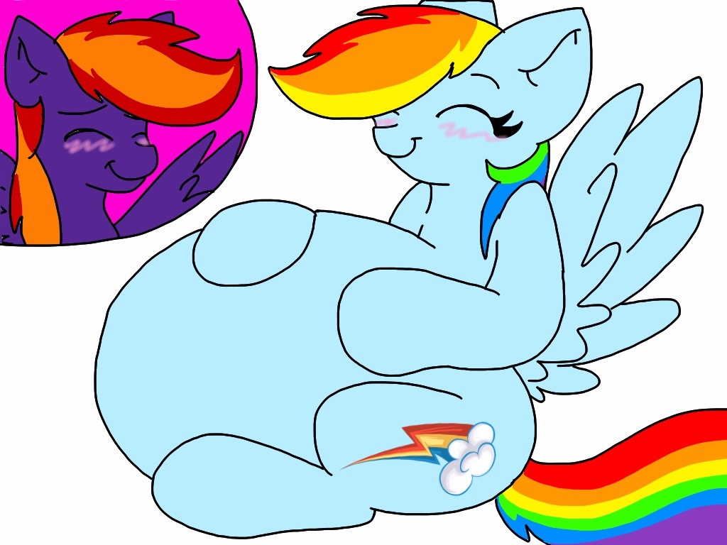 Rainbow's Spicy Pony? (Request)