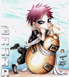 Gaara chibi color ( 2013)