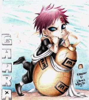 Gaara chibi color ( 2013)