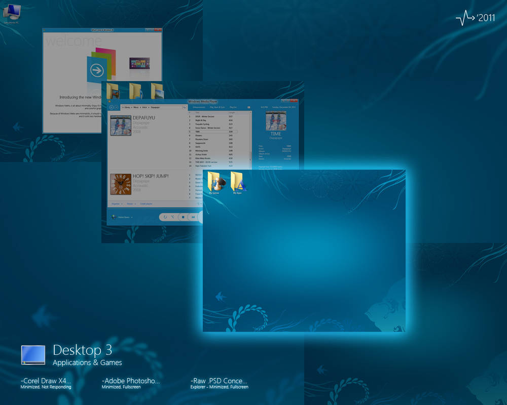 Metru Ui Deviantart Project MetroUI VI - Multi-Desktop by SatouKenta on DeviantArt