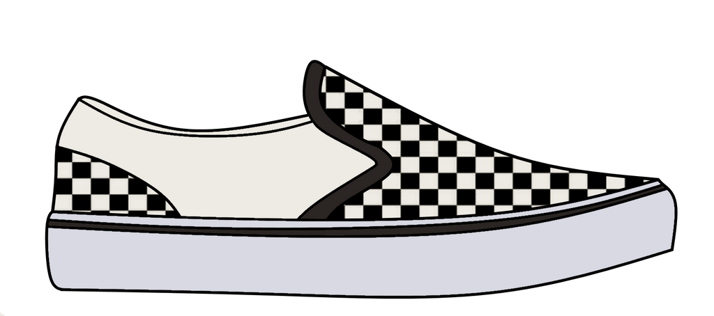 Checkered vans drawing best sale