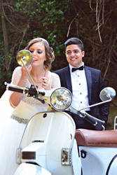 wedding vespa