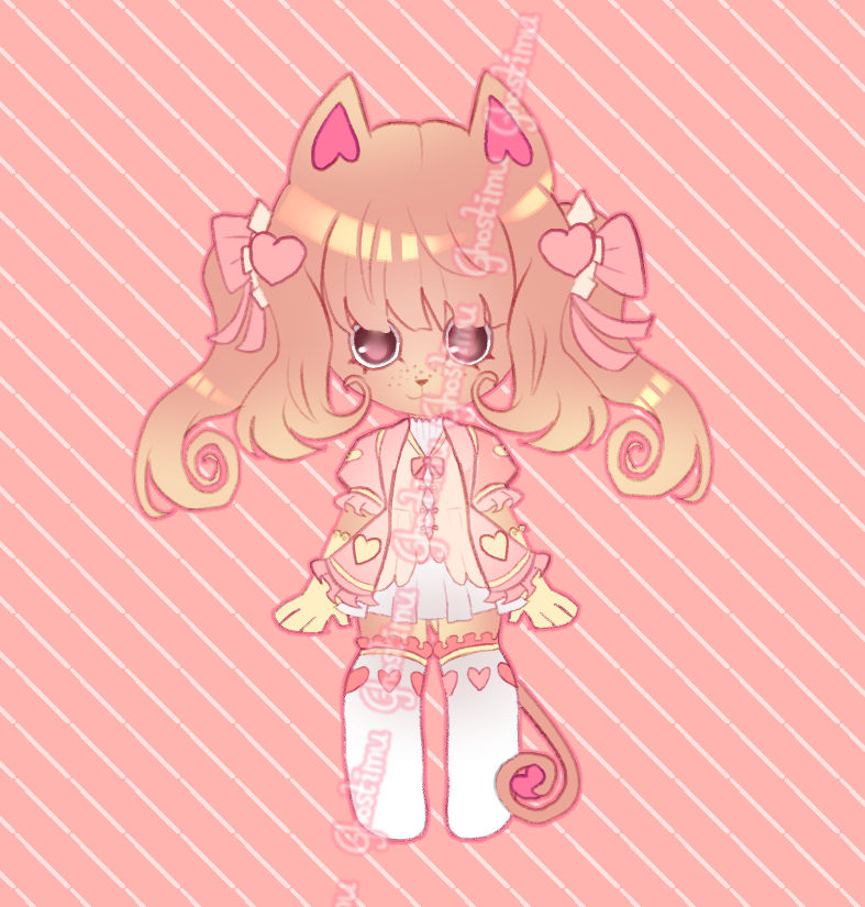 Heart kitty adoptable [OPEN]