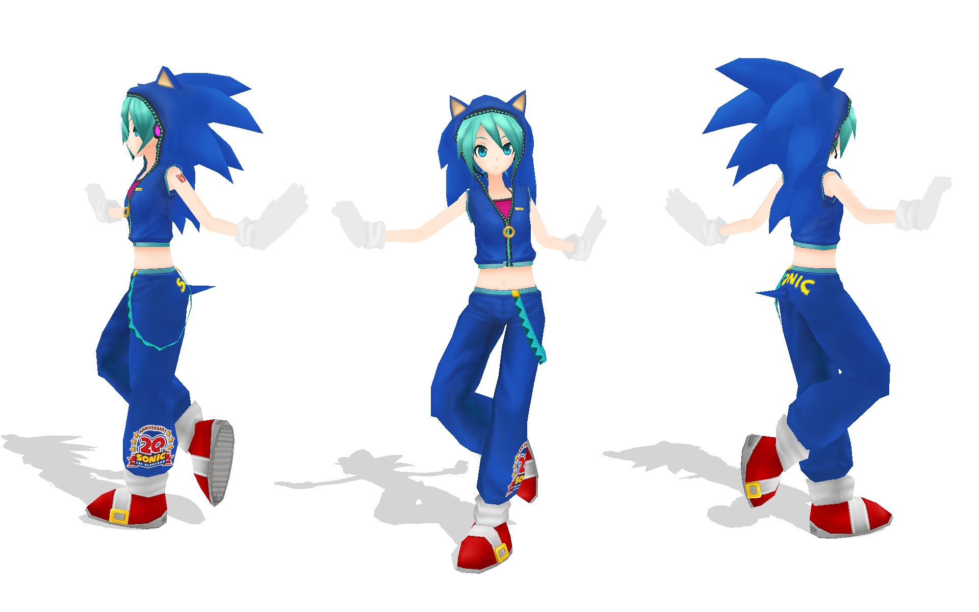 Miku Sonic Project Diva Extend.