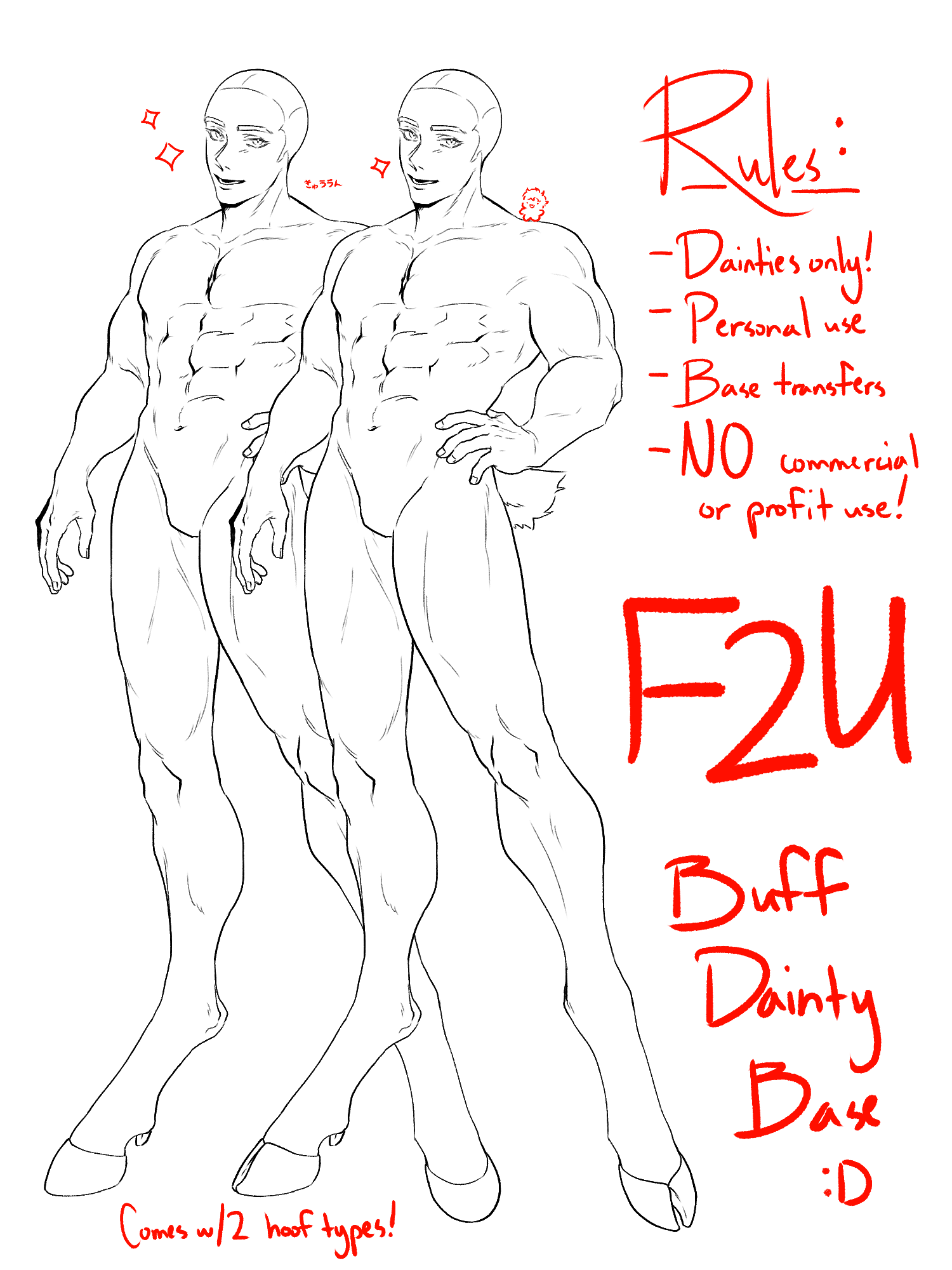 F2U] Buff Dainty Base by 7aikei on DeviantArt