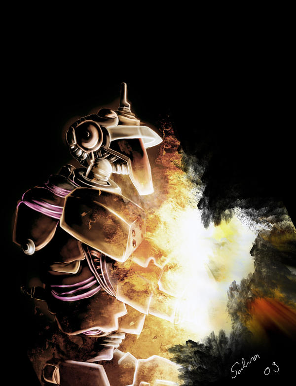 robot explosion by SALVUKY on DeviantArt