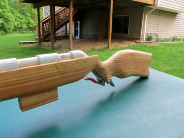 PVC and Wood Ari Rifle