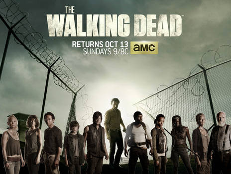 Walking Dead Season 4 cast wallpaper