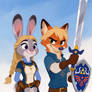 Zootopia Zelda and Link