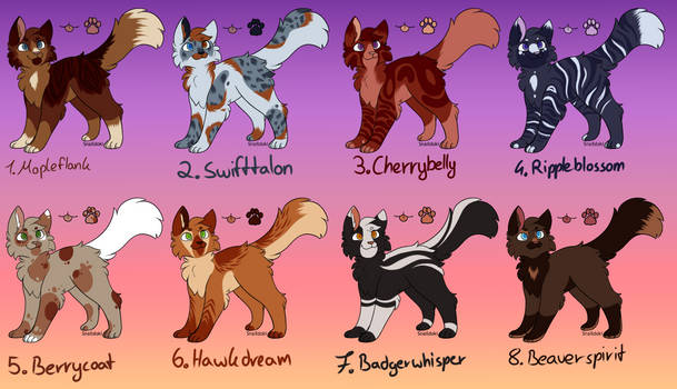 Realistic Warrior Cats Adopts 17 (3/8 OPEN)