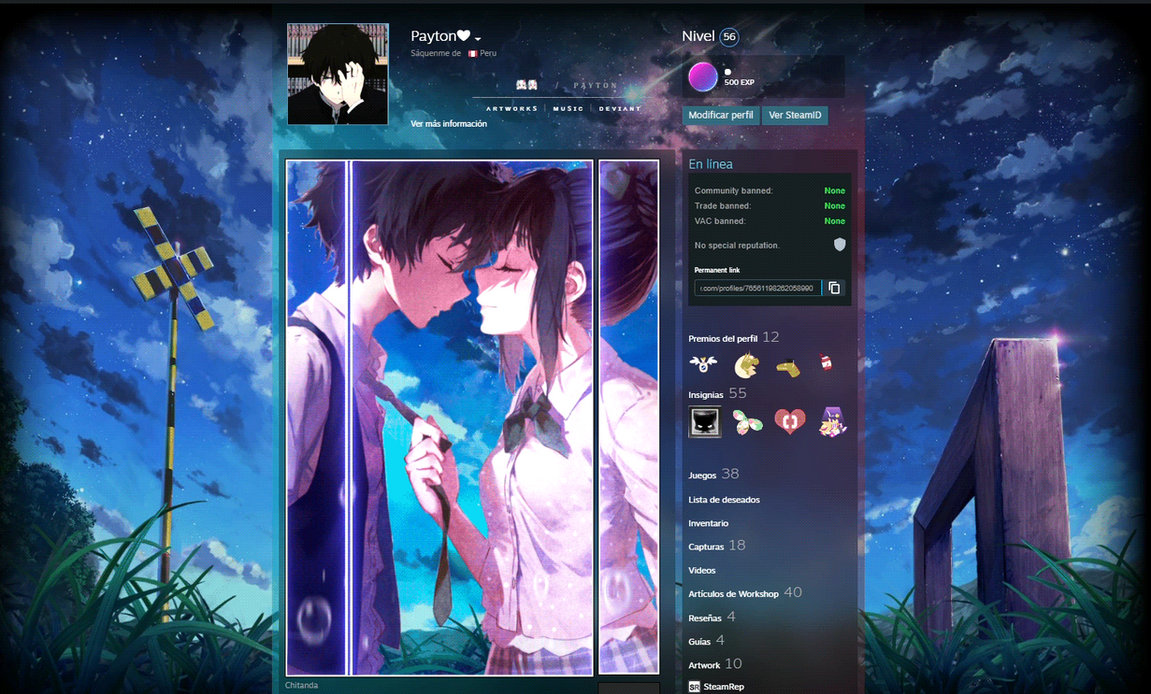 Animated Steam Profile Artwork - Hyouka by LoshyV3 on DeviantArt