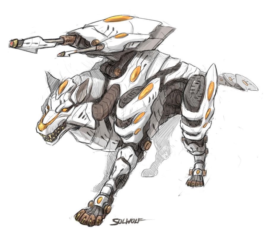 ZOIDS: Sol Wolf by TeaDino on DeviantArt