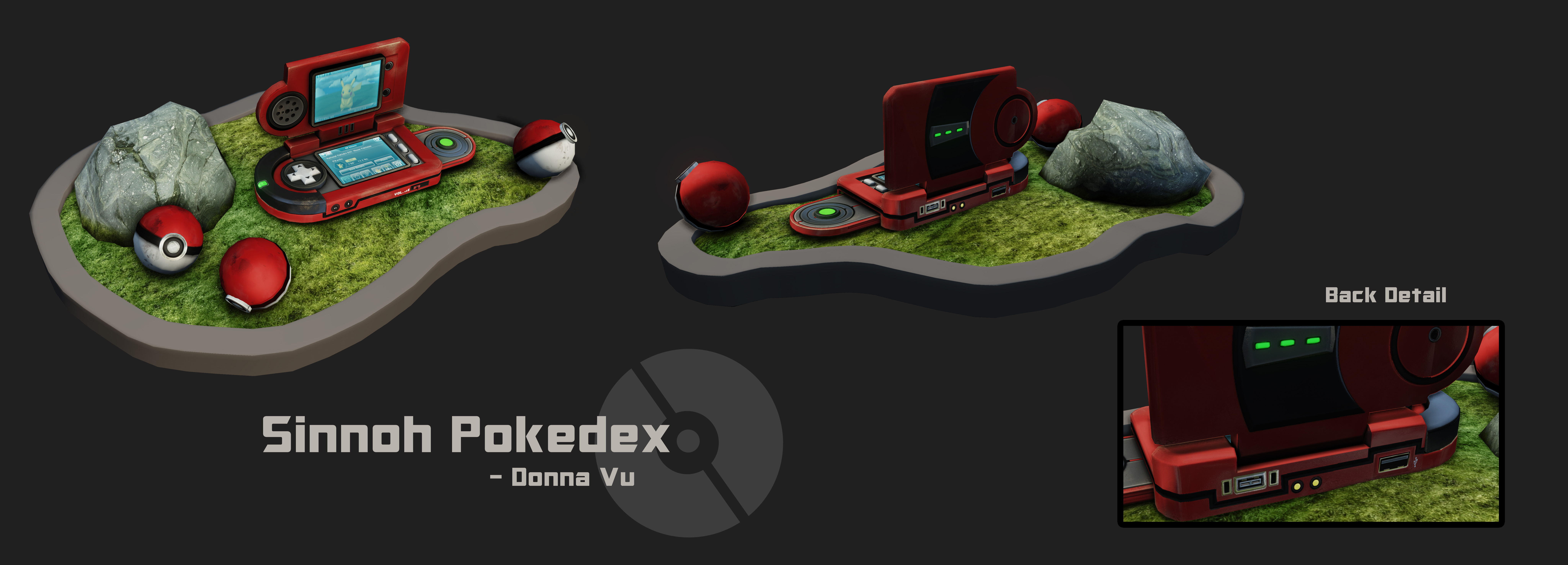 Hoenn Pokedex 3D, Omega Ruby and Alpha Sapphire by robbienordgren