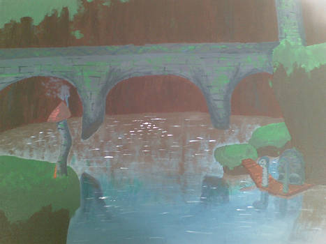 Great Bridge of Hylia GCSE Art